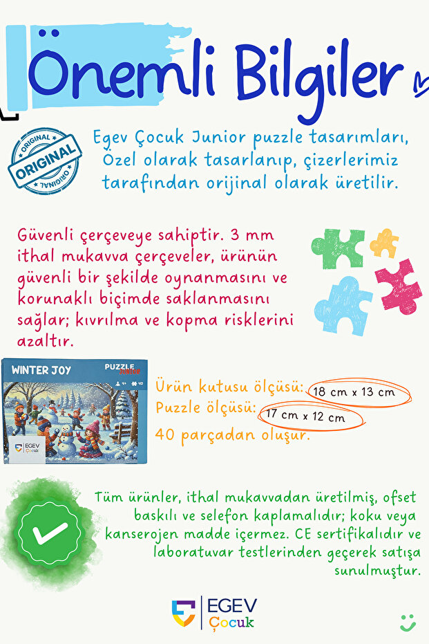 Winter Joy Puzzle Junior - 5