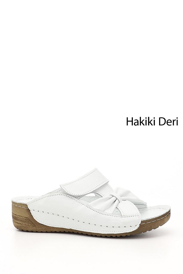 Hakiki Deri Kadın Terlik 42350 - 1