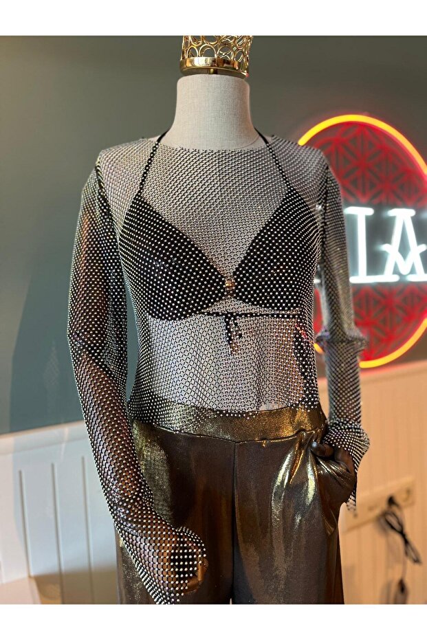 TAŞLI FİLE BÜSTİYER - 4