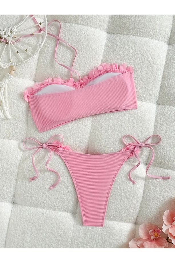 Çiçekli Bikini Takımı - 2