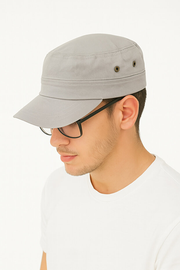 Erkek Castro Şapka Fidel Castro Şapka Kep Gri - 1