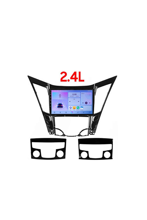 شاشة هيونداى سوناتا 2012 - 2014 ( RAM 2 - ROM 32 ) تدعم CarPlay & Android Auto /دقة 1080p