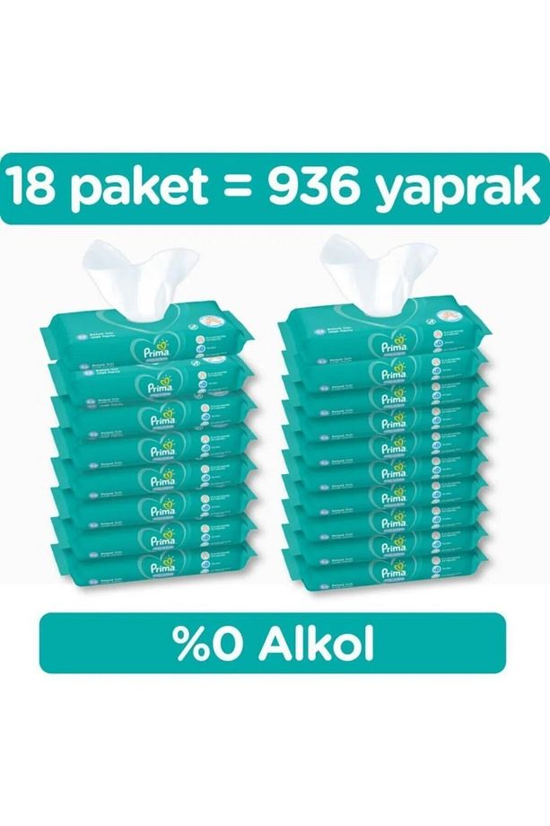 Islak Havlu Temiz ve Ferah 18'li Fırsat Paketi 936 Yaprak - 1