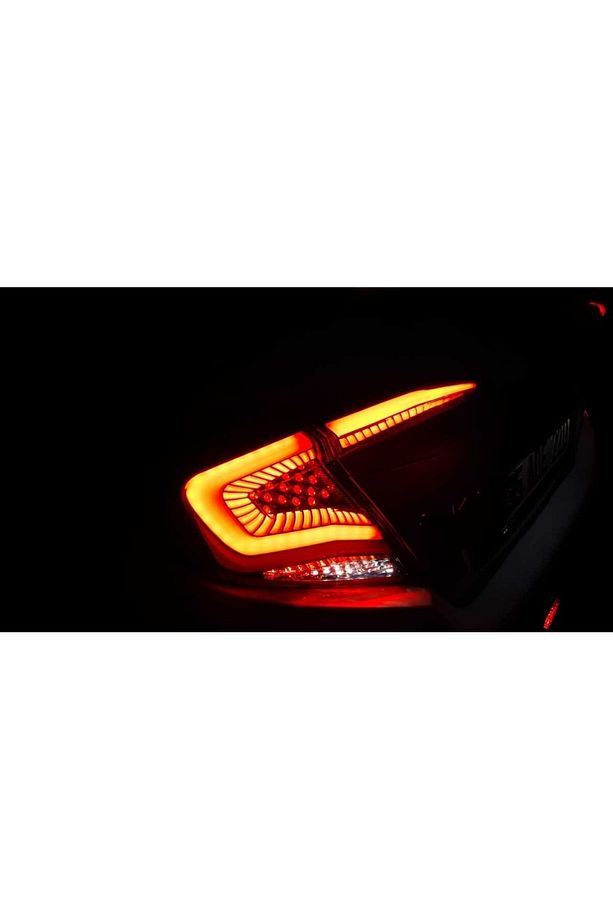 Honda Civic Fc5 Stop Lambası Ledli Omurga Model Siyah 2016 / 2023 - 4
