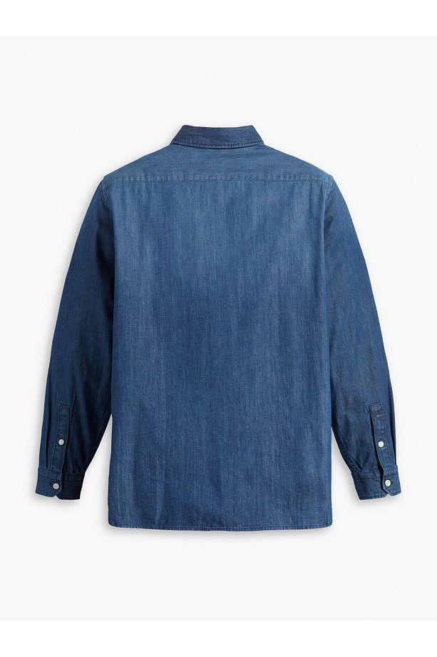Pamuklu Relaxed Fit Kot Gömlek Erkek KOT GÖMLEK 19573 - 5