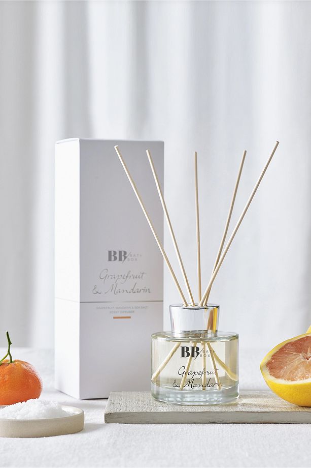 Grapefruit & Mandarin Çubuklu Oda Kokusu | Ferah Ve Enerjik Reed Diffuser 120 ml - 1