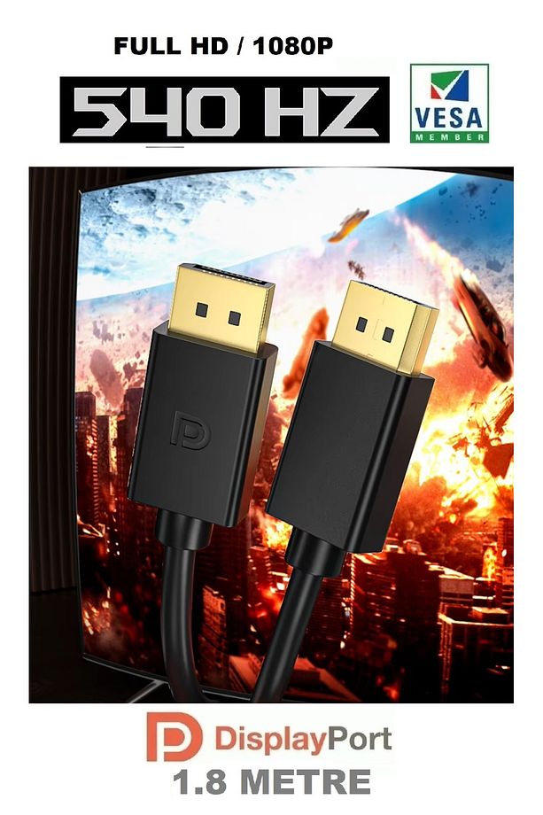 Displayport Dp Kablo 540 Herze Kadar Destekli Display - Dp Kablo V1.4 Sinema \ Oyuncu - 2