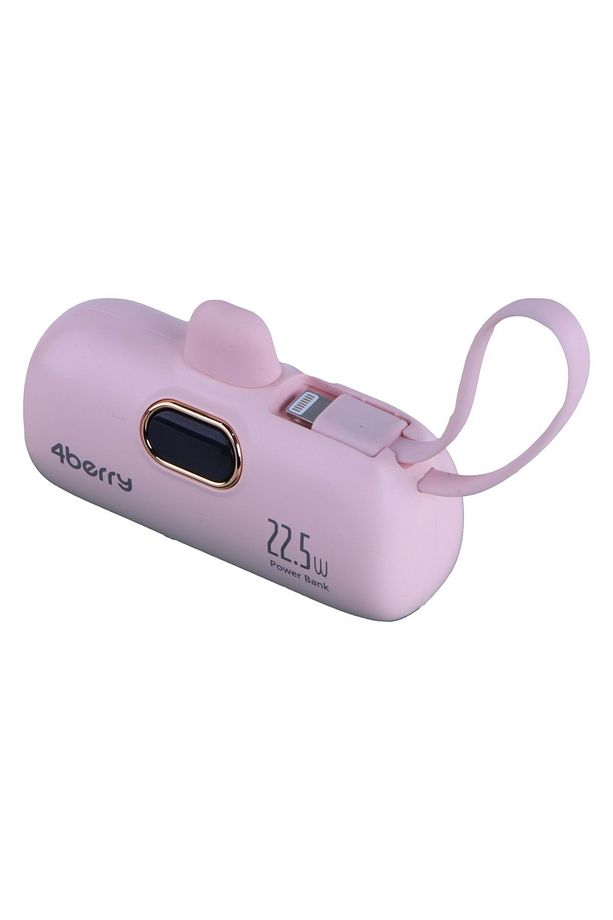 Dx269b Pembe Powerbank – 5.000 Mah, 22.5 W Type-c Hızlı Şarj - 5