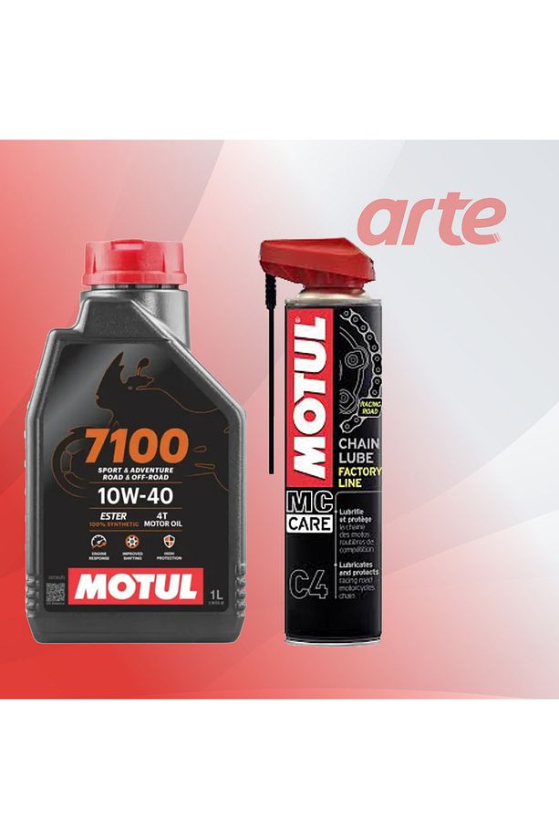 C4 C1 Zincir Yağlama Temizleme Spreyi 400ml 7100 10w 40 Motor Yağı 1l - 2