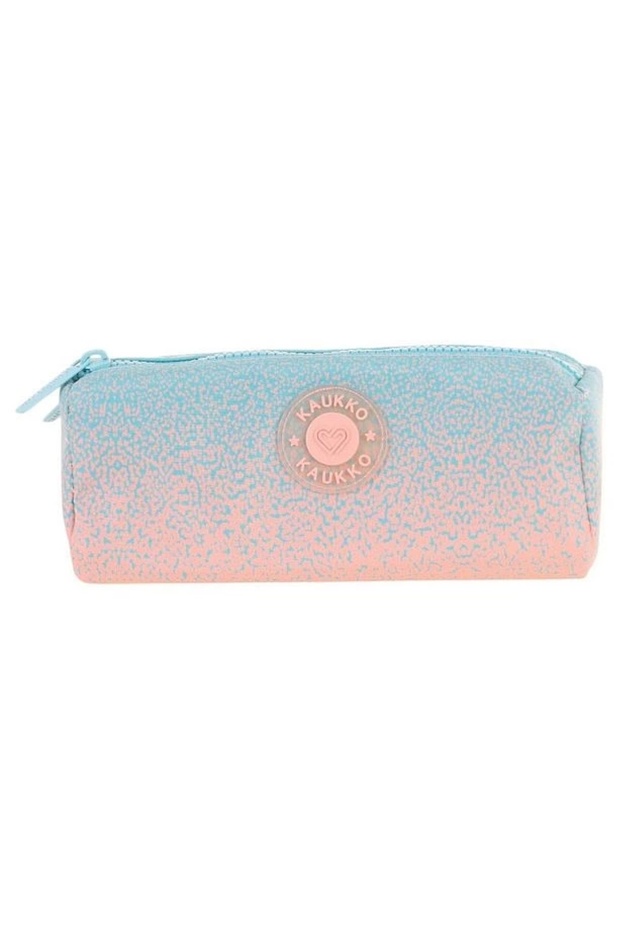 Two Compartment Girls School Pencil Bag - Salmon - K2716