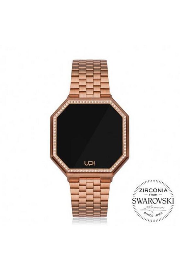 Upwatch Isim Yazılabilir Edge Rose Gold Kadın Kol Saati - 1
