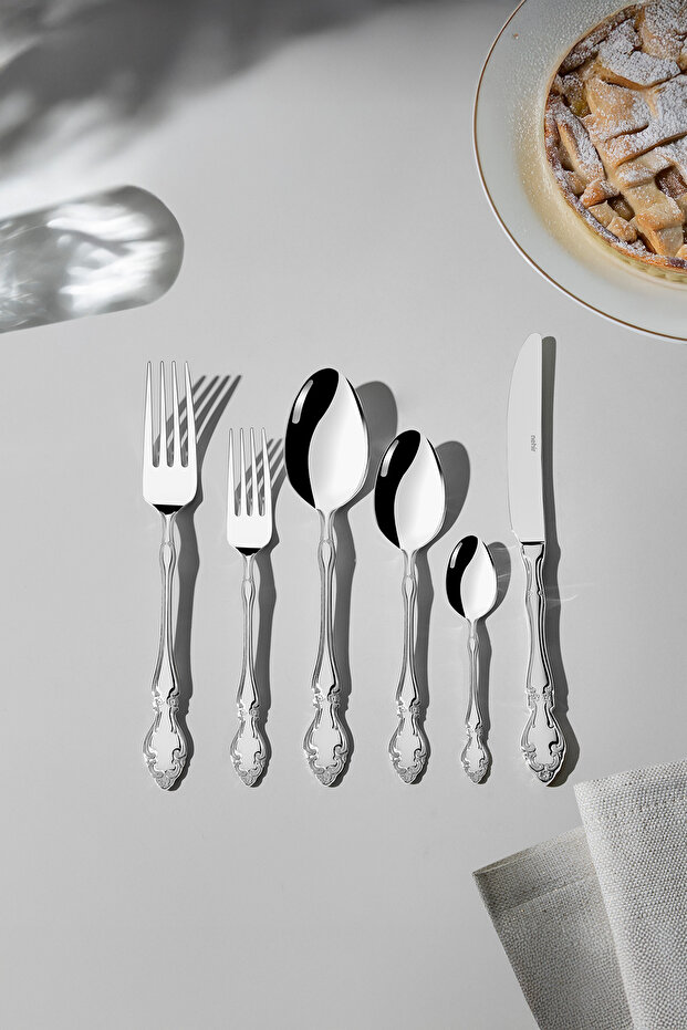 Adriana Plain 6-Person 36-Piece Boxed Fork Spoon Knife Set