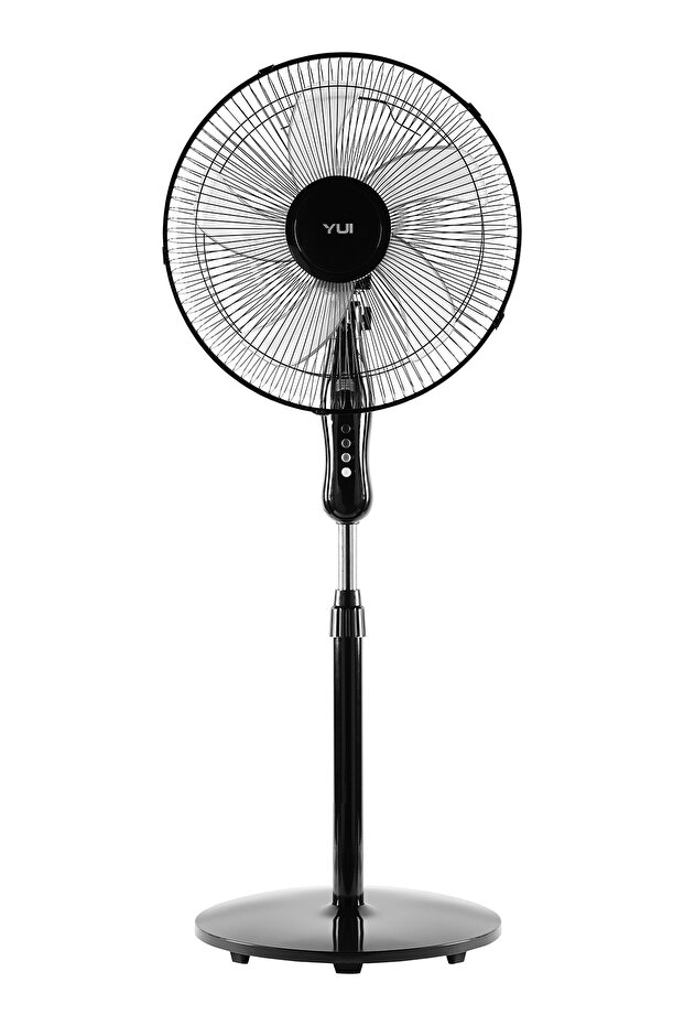 Yui F29 Siyah 120 Cm 16 Inç 40w 3 Kademe 5 Pervane Döner Başlıklı Vantilatör