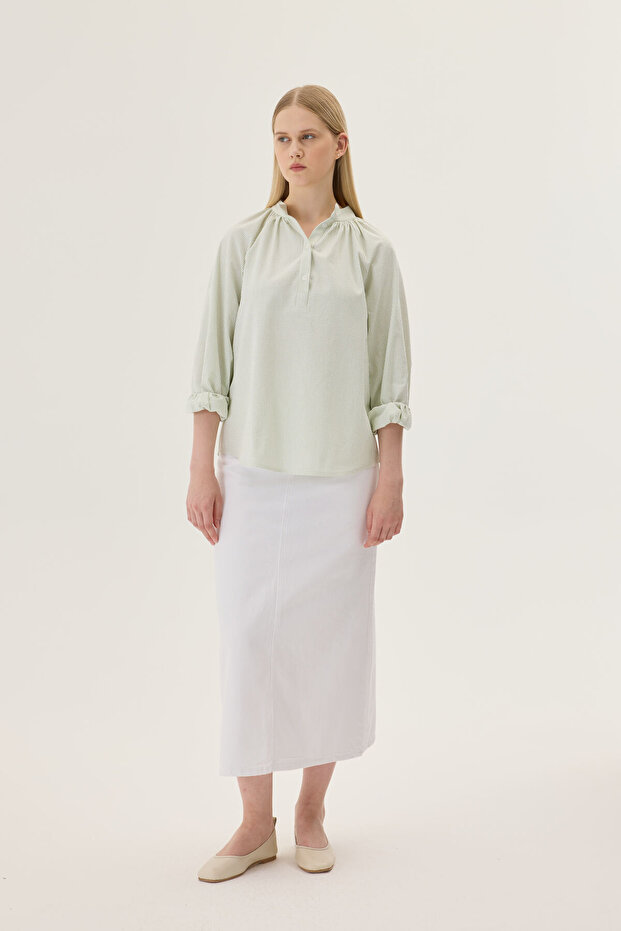 Hakim yaka gömlek - 3