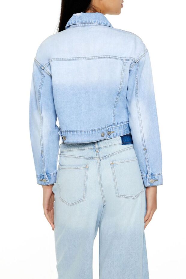 Denim Trucker Ceket - 5