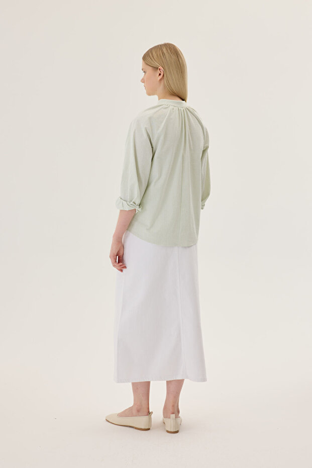 Hakim yaka gömlek - 7