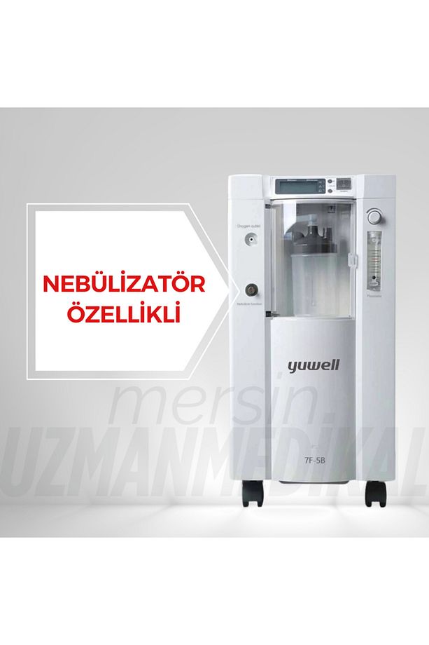 7F-5B Oksijen Konsantratörü 5 LT (Pulse Oksimetre & Yedek Filtre Hediyeli) - 3