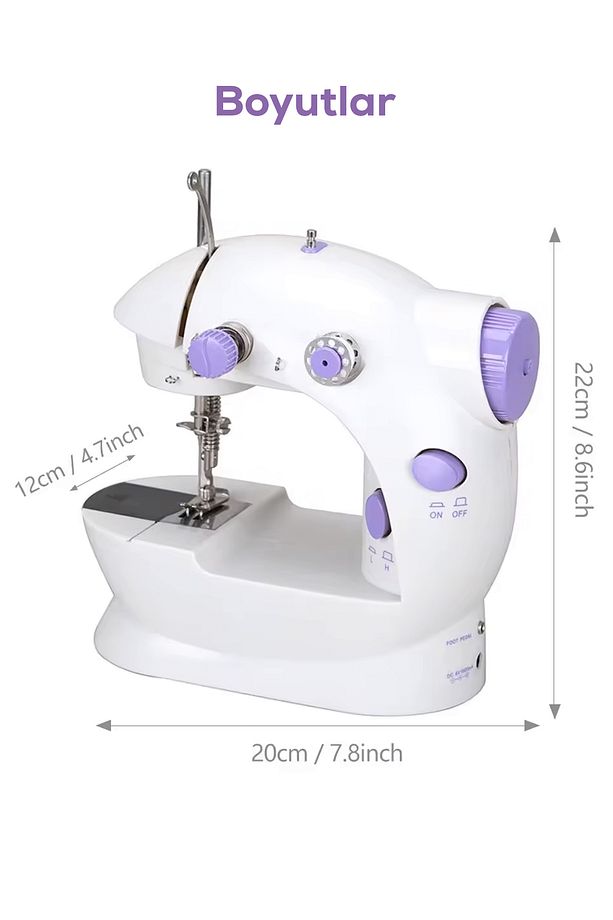 Taşınabilir Mini Dikiş Makinesi-Güçlü ve Sessiz - 9