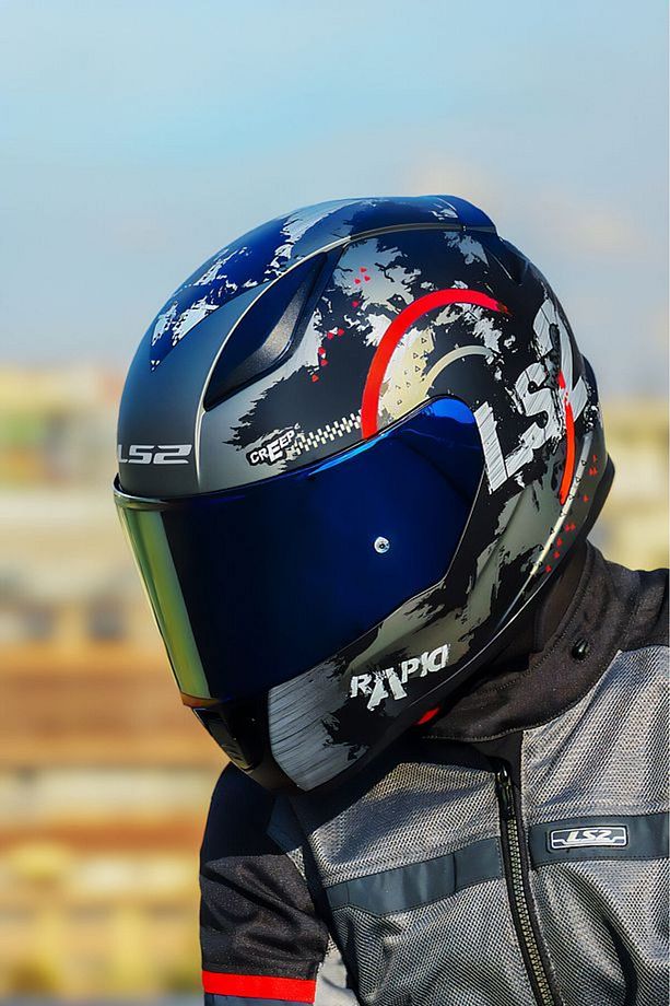 Rapıd 2 Cırcle Mat Tıtanıum-turuncu Kapalı Kask - 1