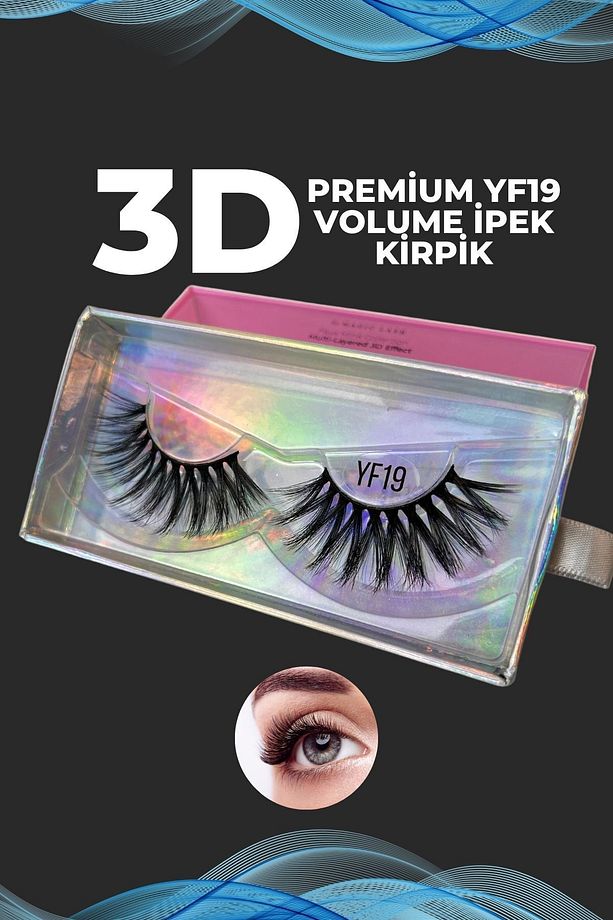 3d Premium Anime Volume Ipek Kirpik Yf19 Model - 6
