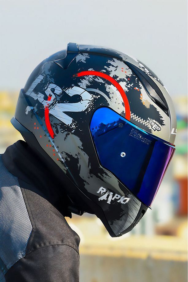 Rapıd 2 Cırcle Mat Tıtanıum-turuncu Kapalı Kask - 6