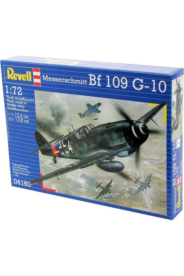 Maket Seti 1:72 Messerschmitt Bf 109 G-10 4160 (12 Cm Uzunluk ) - 1