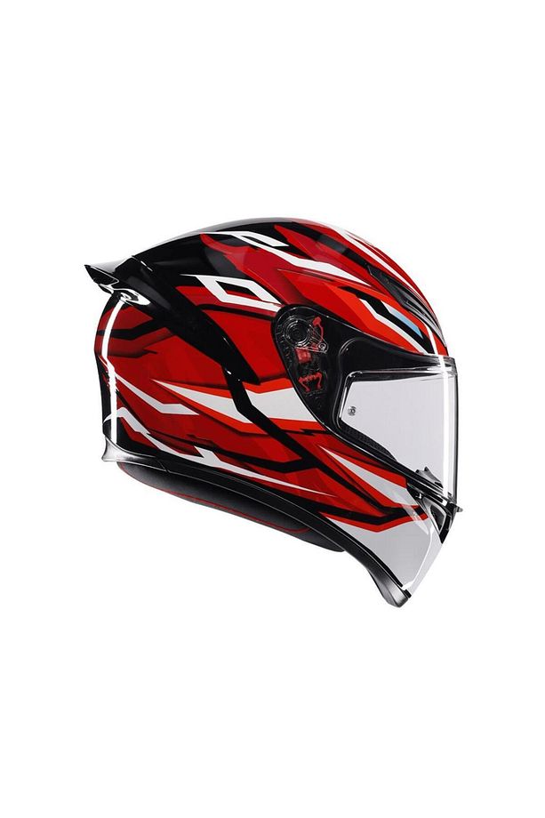 K1 S Lion Black Red White Configuration Kapalı Kask - 3