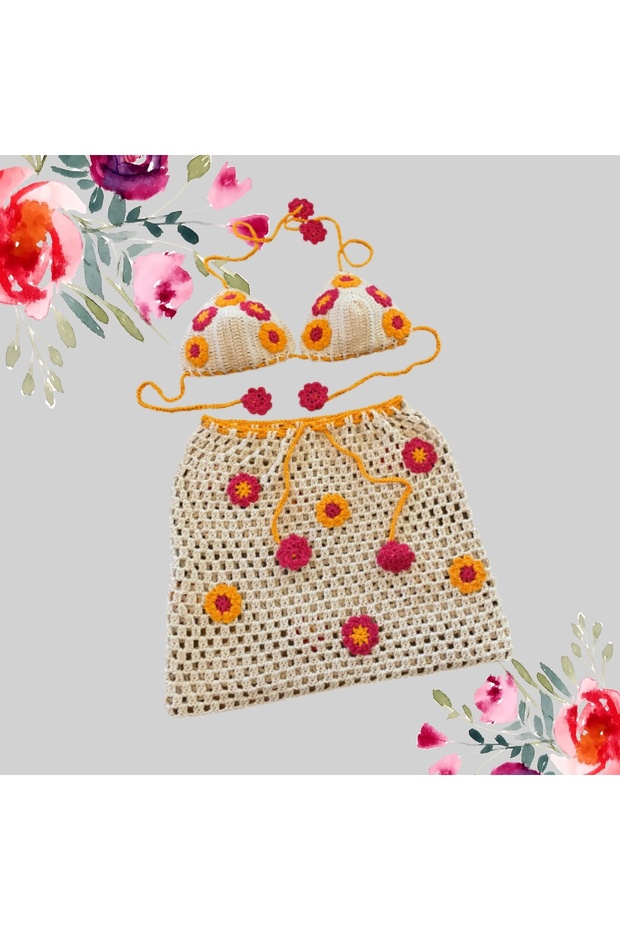 Knitted Patterned Dress - 5