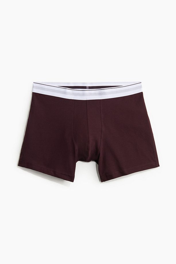 3'lü Normal Paça Boxer Şort Lycra® - 5