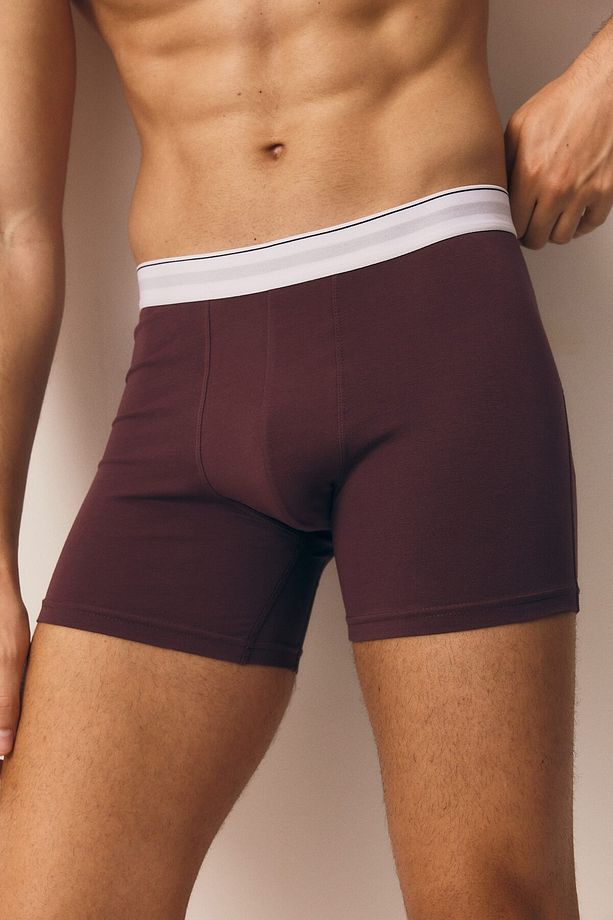 3'lü Normal Paça Boxer Şort Lycra® - 2
