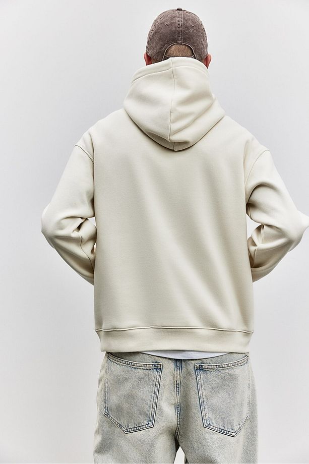 Loose Fit Kapüşonlu Üst - 4