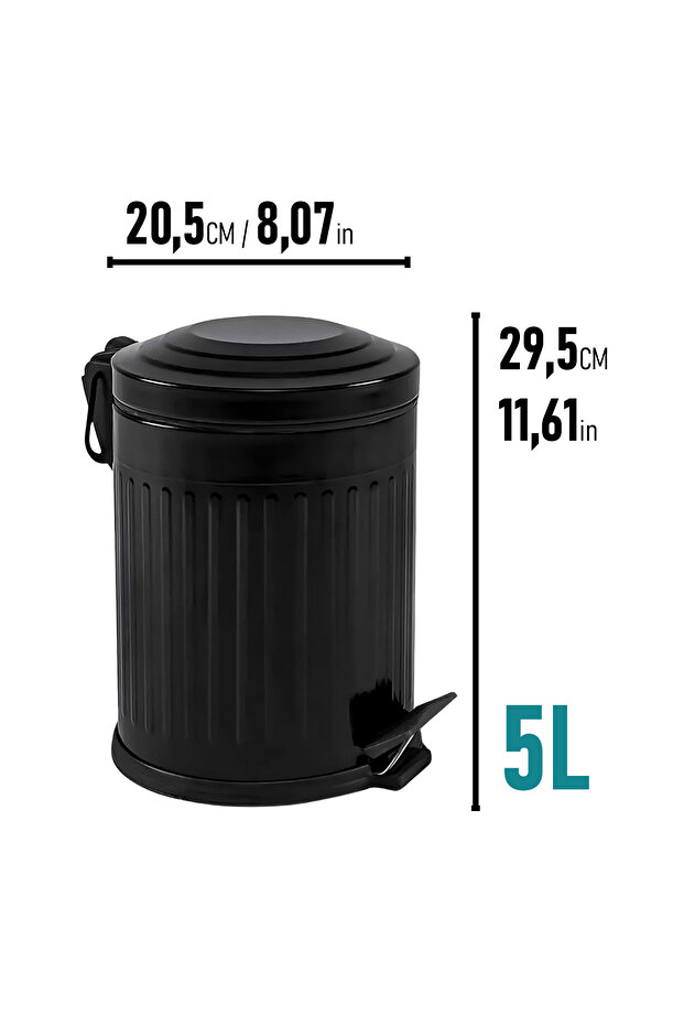 Ikili Banyo Seti Siyah Vintage - 2