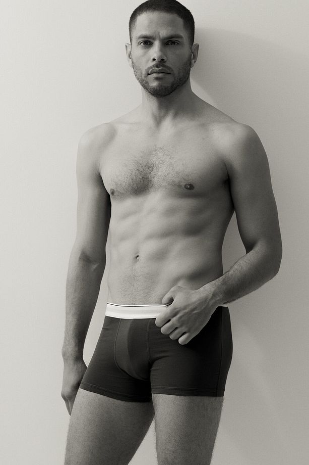 3'lü Kısa Paça Boxer Şort Lycra® - 2