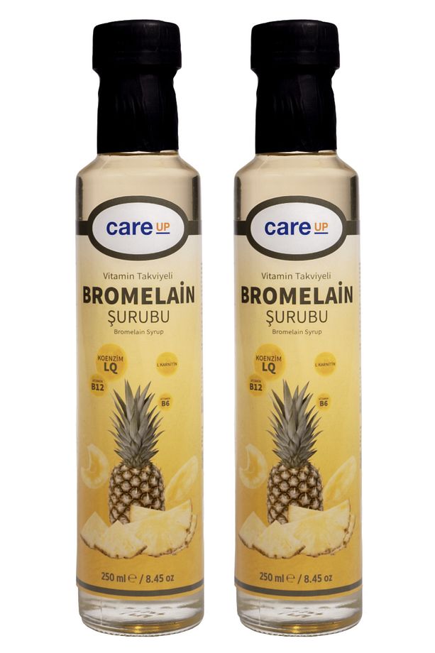 Bromelain Ananas Koenzim Q10 ve L Karnitin İçeren Detox Şurubu 250 ml X 2 Adet - 1