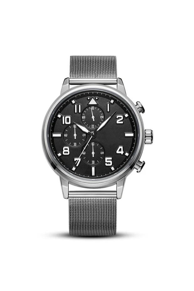 Spectrum Premium Steel Mesh Cord Men's Wrist Watch ST6427AG