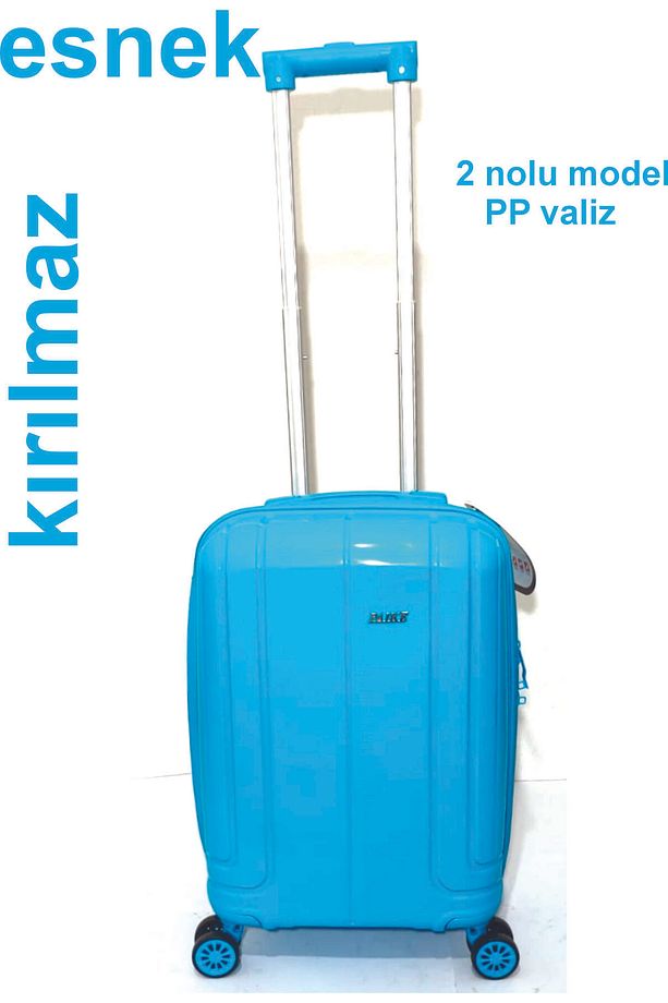 PAİKE--PP POLİKARBON--ESNEK SİLİKON--ÜSTÜN KALİTELİ--ORTA VE KÜÇÜK BOY VALİZ - 5