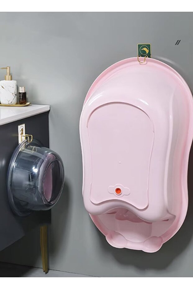 2 Adet Figürlü Mutfak Banyo Askısı Güçlü Kendinden Yapışkanlı Kapı Duvar Askısı Tekli Kanca 2 Adet - 4