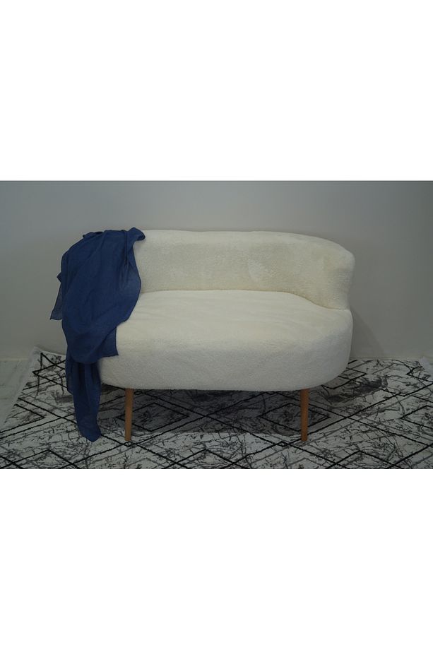Ekru Teddy Çift Kişilik Berjer (SALON, BALKON, OFİS) - 4