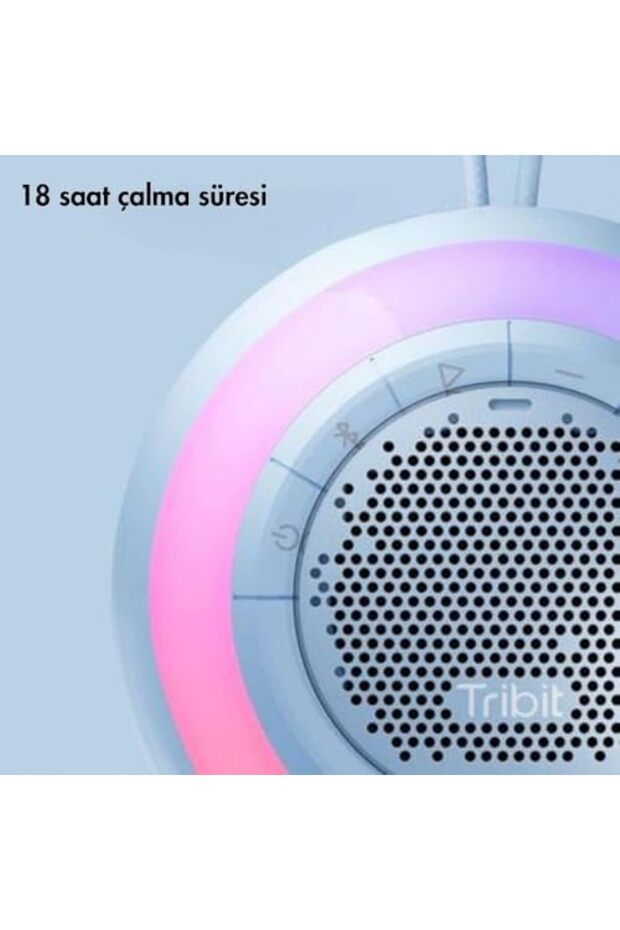SanseraShop AquaEase IPX7 Su Geçirmez, 18 Saat Oynatma Süresi Dahili Mikrofon Işıklı Hoparlör - 2