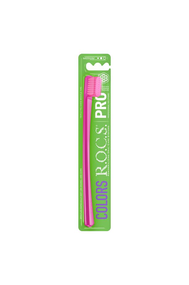 R.O.C.S. PRO Colors 5940 Diş Fırçası - Orta Sert PEMBE - 1