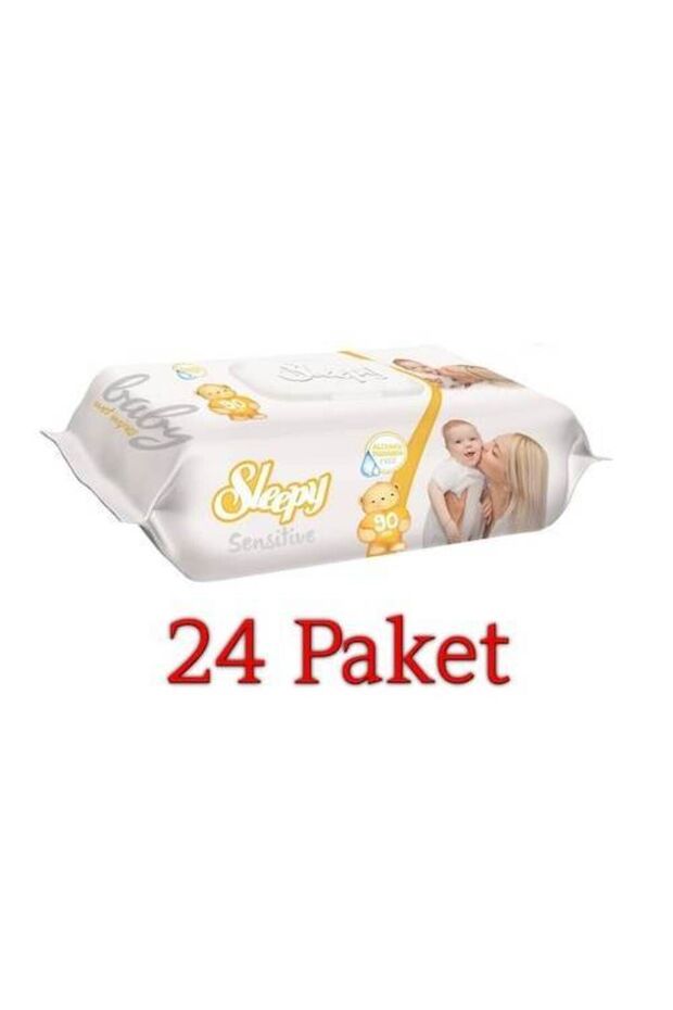 مناديل مبللة حساسة 24x90 قطعة