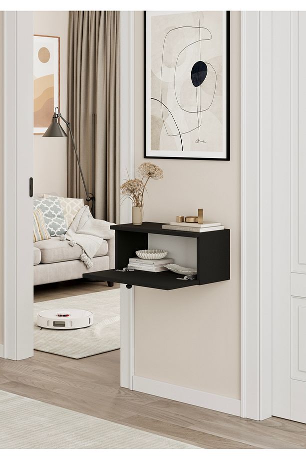 MİMOSA MDF DUVARA MONTE KAPAKLI DRESUAR (50 cm) - 3