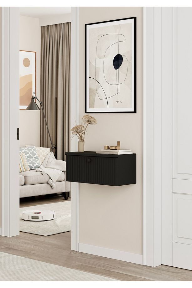 MİMOSA MDF DUVARA MONTE KAPAKLI DRESUAR (50 cm) - 2
