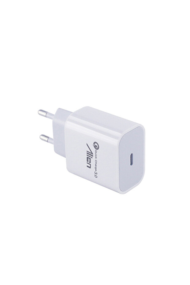 Incarcator priza 2.4A Quick Charge 3.0, tip C, Alien - 2