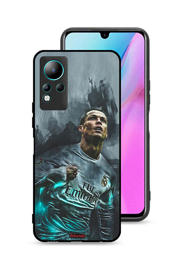 غطاء حماية لهاتف Infinix Note 11 برسومات كريستيانو رونالدو