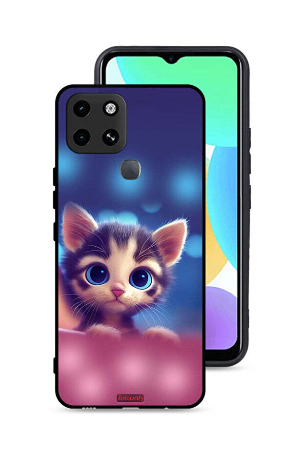 Infinix Smart 6 Protective Case Cover Little Cat