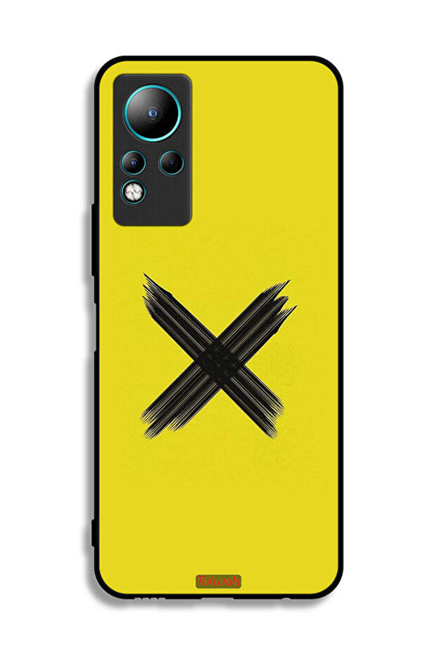 غطاء حماية لجهاز Infinix Note 11 بنقشة X - 2