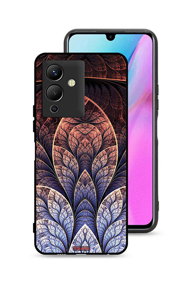 غطاء حماية لهاتف Infinix Note 12 Pro 5G بتصميم زهور فركتال تجريدي