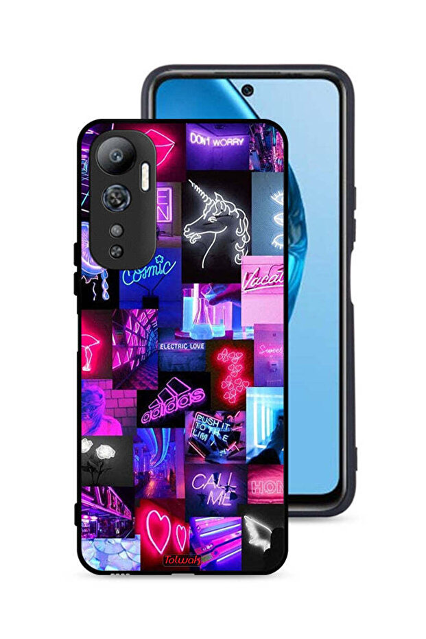 غطاء حماية لهاتف Infinix Hot 20 4G برسومات كرتونية