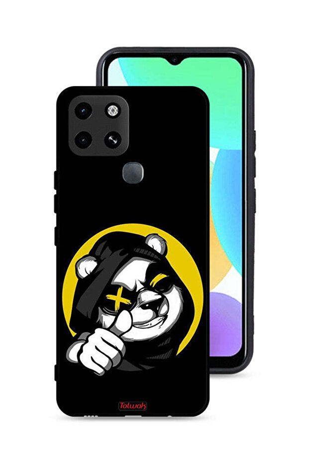 غطاء حماية لهاتف Infinix Smart 6 بتصميم قطة مارشميلو لطيفة